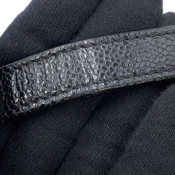 シャネル チェーンウォレット ココマーク ビジネスアフィニティ ミニ キャビアスキン AP2914 CHANEL 財布 黒