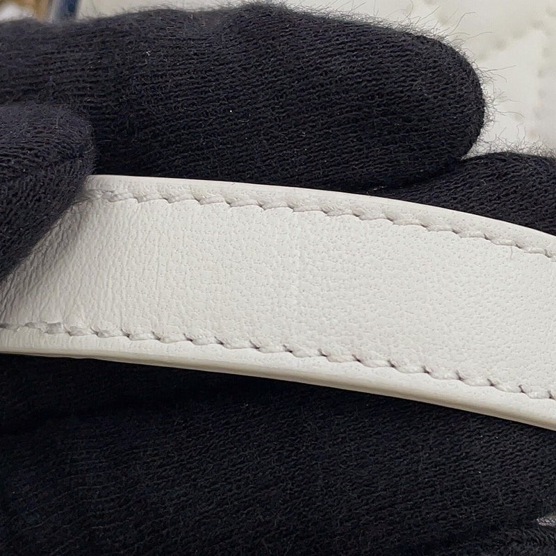 クリスチャン・ディオール ハンドバッグ マクロカナージュ ヴァイブ マイクロ ホーボーバッグ S7200ONOA 2way 白