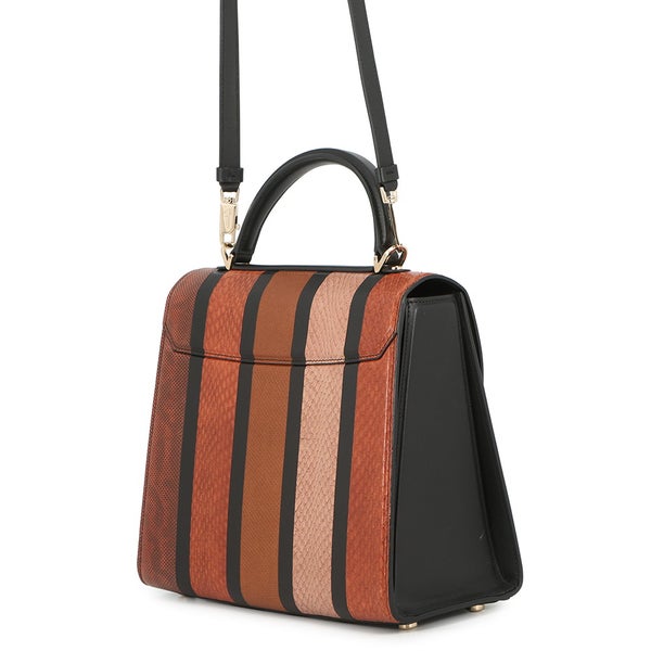 フェラガモ ハンドバッグ ボクシィズ ラージ パイソン リザード 21H941 Ferragamo 2way