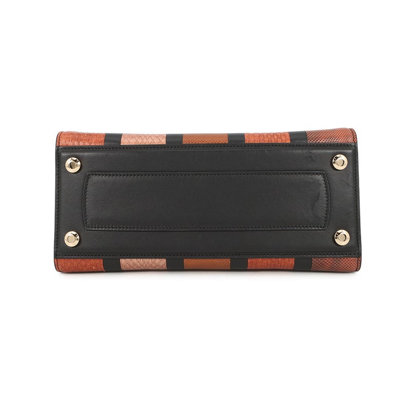 フェラガモ ハンドバッグ ボクシィズ ラージ パイソン リザード 21H941 Ferragamo 2way