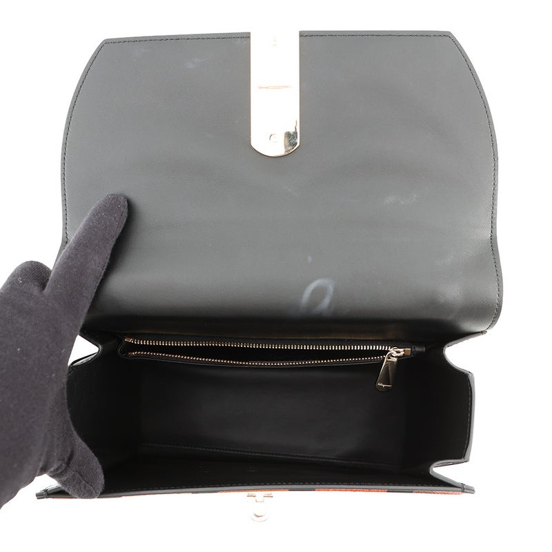 フェラガモ ハンドバッグ ボクシィズ ラージ パイソン リザード 21H941 Ferragamo 2way