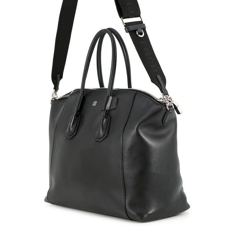 ジバンシー ハンドバッグ アンティゴナ スポーツバッグ レザー GIVENCHY 2way 黒
