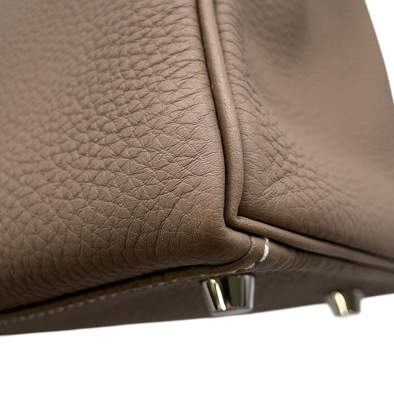 エルメス ハンドバッグ ケリー28 内縫い エトゥープ/シルバー金具  トゴ W刻印 ２wayショルダー