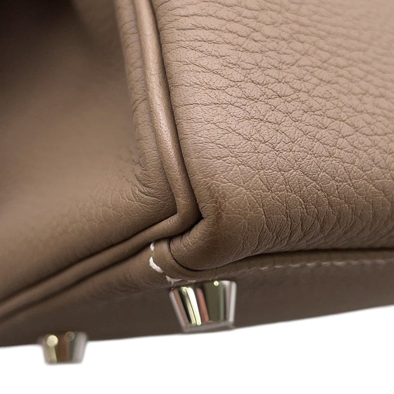 エルメス ハンドバッグ ケリー28 内縫い エトゥープ/シルバー金具  トゴ W刻印 ２wayショルダー