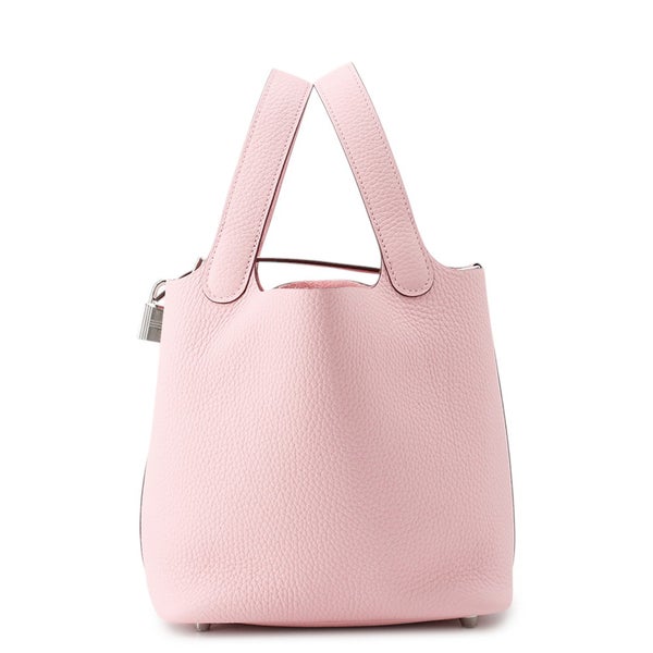 エルメス ハンドバッグ ピコタンロックPM ローズサクラ/シルバー金具 トリヨンクレマンス K刻印