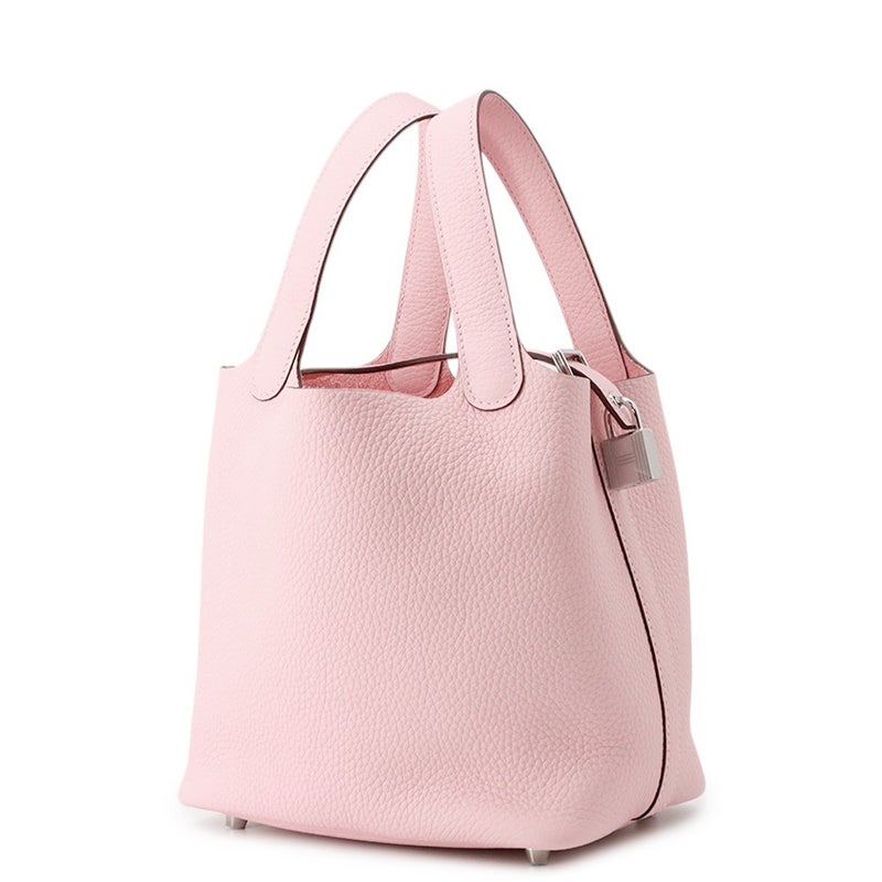 エルメス ハンドバッグ ピコタンロックPM ローズサクラ/シルバー金具 トリヨンクレマンス K刻印