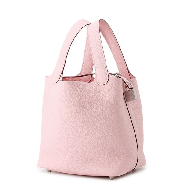 エルメス ハンドバッグ ピコタンロックPM ローズサクラ/シルバー金具 トリヨンクレマンス K刻印