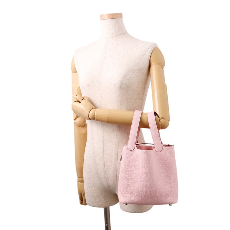 エルメス ハンドバッグ ピコタンロックPM ローズサクラ/シルバー金具 トリヨンクレマンス K刻印