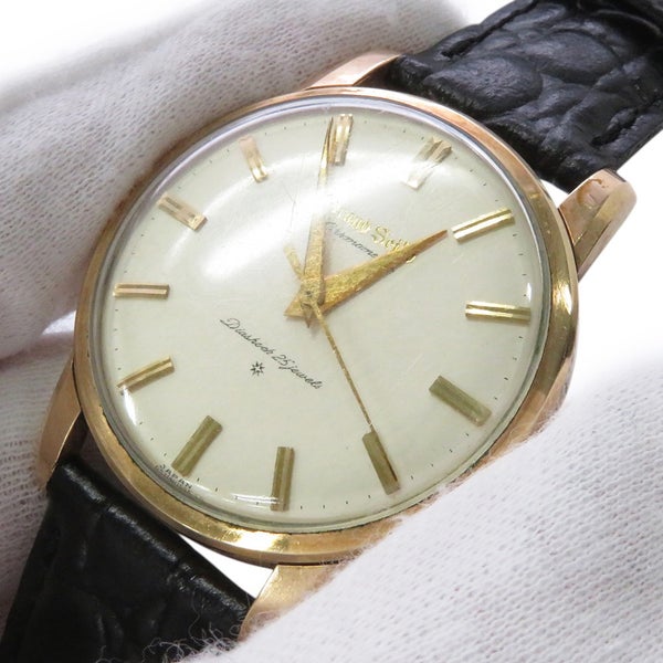 セイコー グランドセイコー ファーストモデル J14070E Cal.3180 ヴィンテージ SEIKO 腕時計 アイボリー文字盤