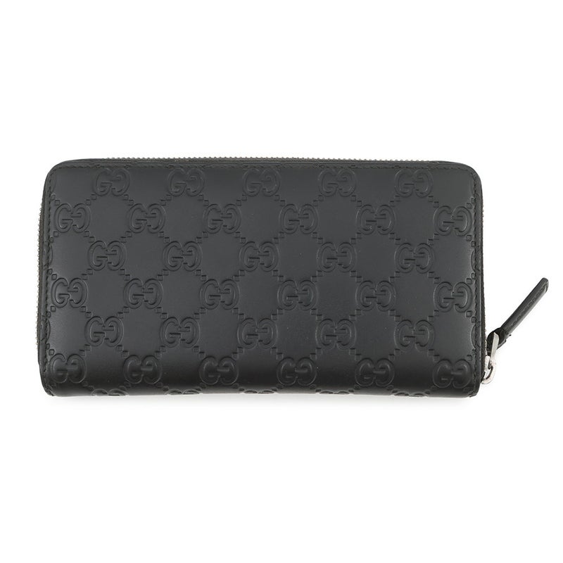 グッチ 長財布 GGエンボス ジップアラウンドウォレット 860868 GUCCI 財布 ラウンドファスナー 黒