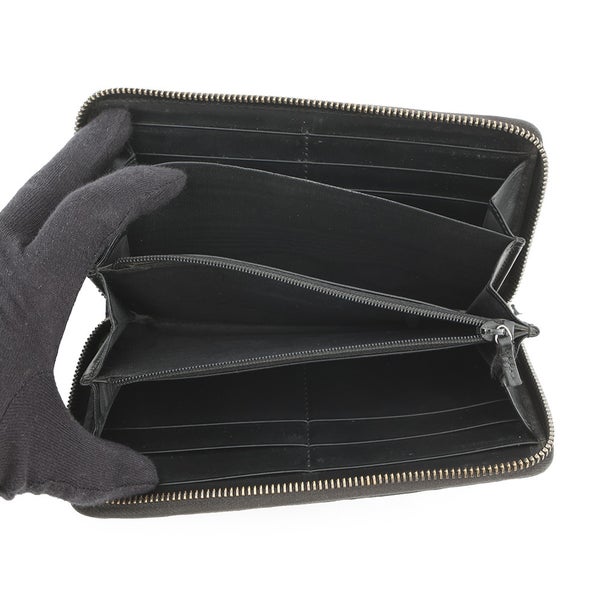 グッチ 長財布 GGエンボス ジップアラウンドウォレット 860868 GUCCI 財布 ラウンドファスナー 黒