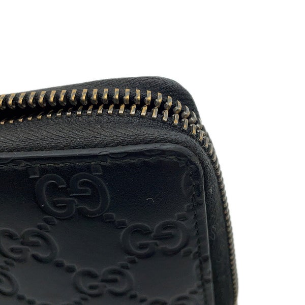 グッチ 長財布 GGエンボス ジップアラウンドウォレット 860868 GUCCI 財布 ラウンドファスナー 黒