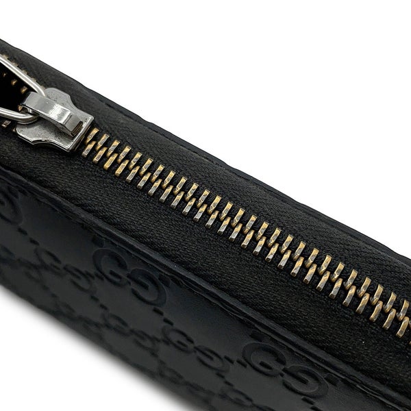 グッチ 長財布 GGエンボス ジップアラウンドウォレット 860868 GUCCI 財布 ラウンドファスナー 黒