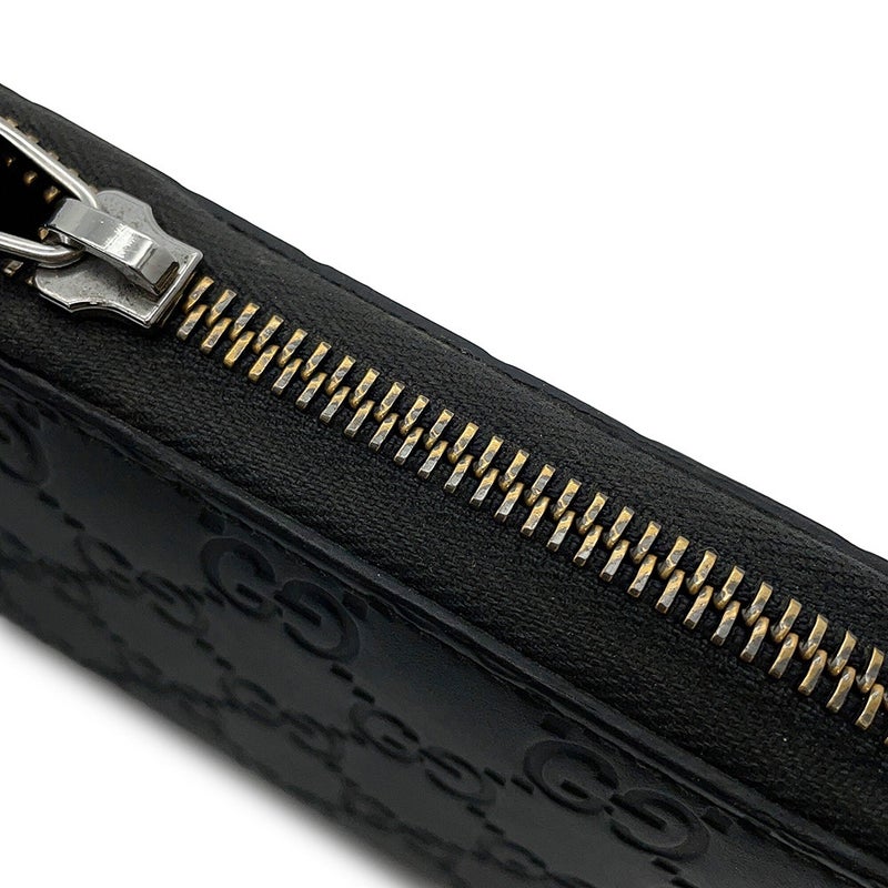 グッチ 長財布 GGエンボス ジップアラウンドウォレット 860868 GUCCI 財布 ラウンドファスナー 黒