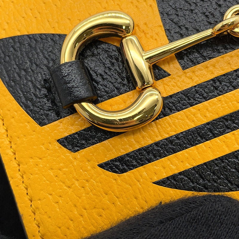 グッチ ショルダーウォレット アディダスコラボ ホースビット レザー 702248 GUCCI adidas 財布