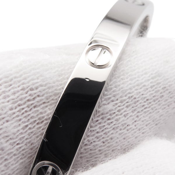 カルティエ ブレスレット ラブブレスSM スモールモデル K18WGホワイトゴールド サイズ16 B6079216 LOVEブレスレット バングル