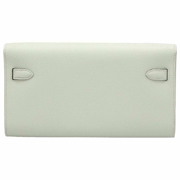 エルメス ケリーウォレット ロング トゥーゴー ヴェールフィズ/シルバー金具 ヴォーエプソン B刻印