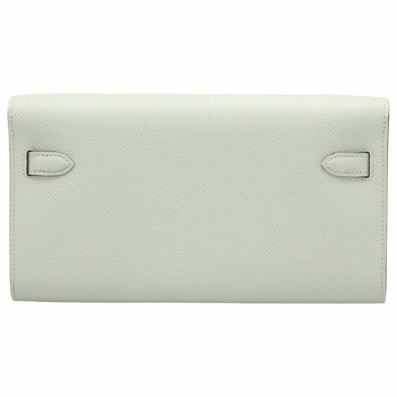 エルメス ケリーウォレット ロング トゥーゴー ヴェールフィズ/シルバー金具 ヴォーエプソン B刻印