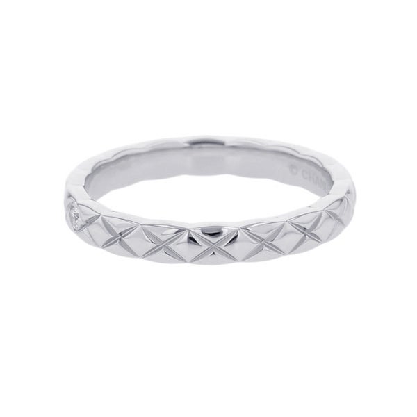 シャネル リング ココ クラッシュ コレクション スモールモデル ダイヤモンド 5P 約計0.10ct Pt950 サイズ50 J11355 CHANEL 指輪