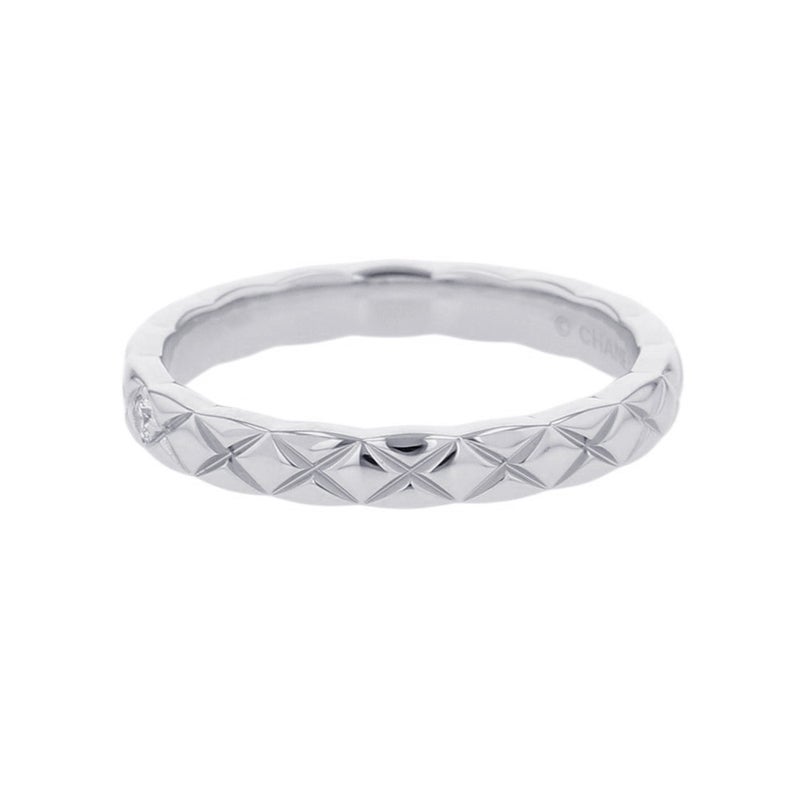 シャネル リング ココ クラッシュ コレクション スモールモデル ダイヤモンド 5P 約計0.10ct Pt950 サイズ50 J11355 CHANEL 指輪