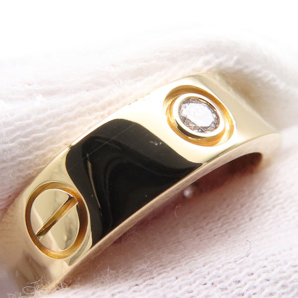 カルティエ リング LOVE リング クラシックモデル ダイヤモンド 3P 計0.23ct K18YG サイズ51 B4032400 指輪 ラブリング