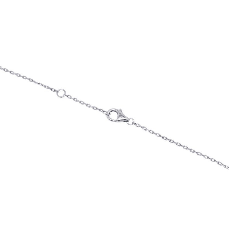 カルティエ ネックレス ジュスト アン クル ペンダント ダイヤモンド 14P 計0.12ct K18WGホワイトゴールド B7224891 Cartier