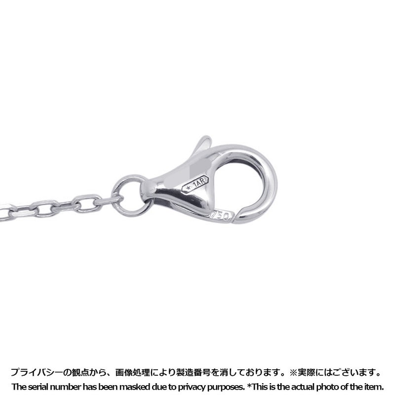 カルティエ ネックレス ジュスト アン クル ペンダント ダイヤモンド 14P 計0.12ct K18WGホワイトゴールド B7224891 Cartier
