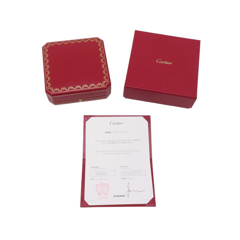 カルティエ ネックレス ジュスト アン クル ペンダント ダイヤモンド 14P 計0.12ct K18WGホワイトゴールド B7224891 Cartier