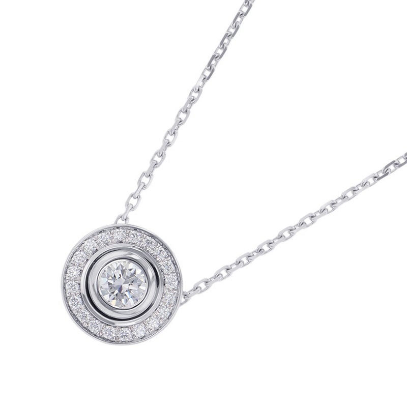 カルティエ ネックレス ダムール ダイヤモンド K18WGホワイトゴールド N7406800 Cartier ペンダント