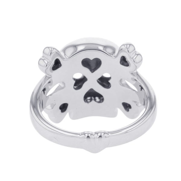 クリスチャン・ディオール リング テト ドゥ モール スカル ダイヤモンド K18WGホワイトゴールド リングサイズ55 指輪 ドクロ