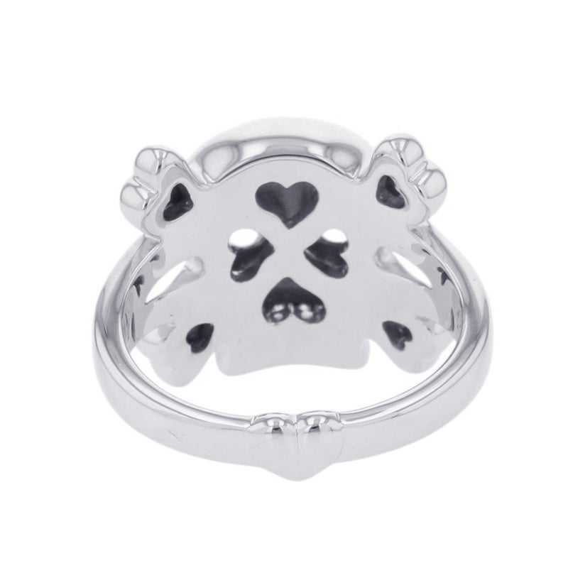 クリスチャン・ディオール リング テト ドゥ モール スカル ダイヤモンド K18WGホワイトゴールド リングサイズ55 指輪 ドクロ