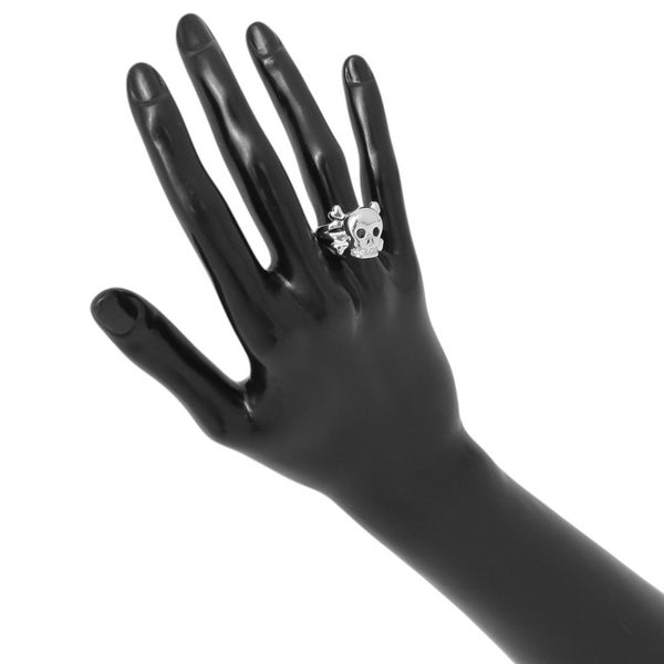 クリスチャン・ディオール リング テト ドゥ モール スカル ダイヤモンド K18WGホワイトゴールド リングサイズ55 指輪 ドクロ