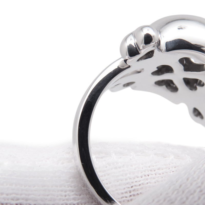 クリスチャン・ディオール リング テト ドゥ モール スカル ダイヤモンド K18WGホワイトゴールド リングサイズ55 指輪 ドクロ