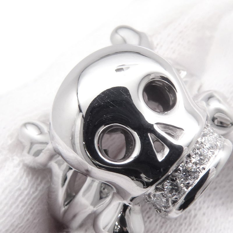 クリスチャン・ディオール リング テト ドゥ モール スカル ダイヤモンド K18WGホワイトゴールド リングサイズ55 指輪 ドクロ