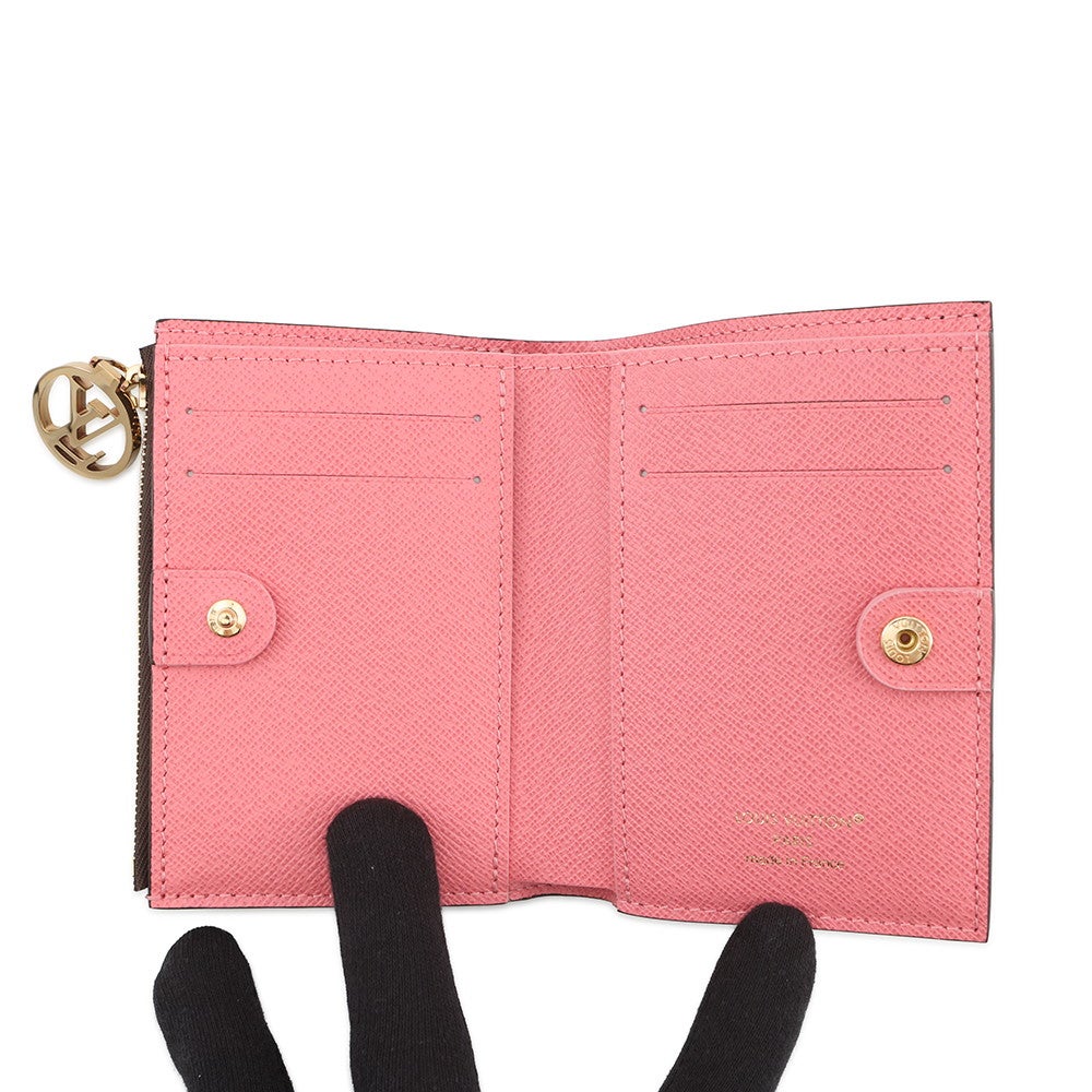 ルイヴィトン モノグラム ポルトフォイユ リサ ピンク 折り財布 ケース LOUIS VUITTON（ルイ・ヴィトン） 二つ折り財布 ポルトフォイユリサ