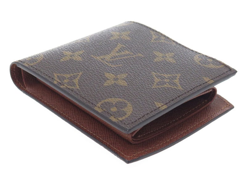 新品 ルイヴィトン 二つ折り財布 モノグラム ポルトフォイユ・マルコ NM M62288 LOUIS VUITTON ブラウン