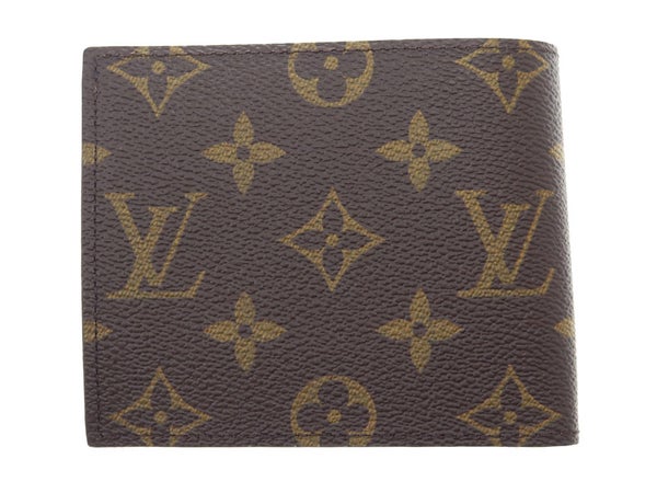 新品 ルイヴィトン 二つ折り財布 モノグラム ポルトフォイユ・マルコ NM M62288 LOUIS VUITTON ブラウン