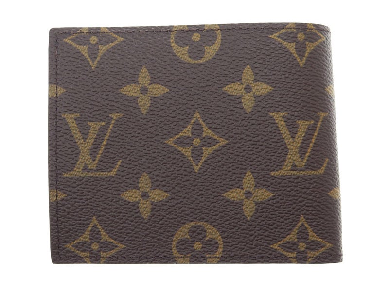 新品 ルイヴィトン 二つ折り財布 モノグラム ポルトフォイユ・マルコ NM M62288 LOUIS VUITTON ブラウン