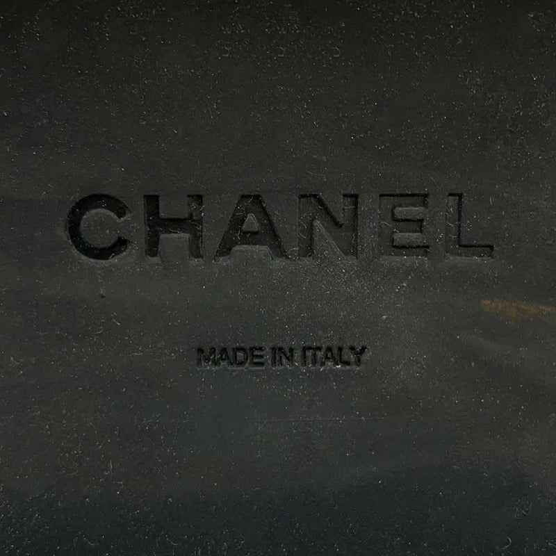 シャネル ローファー ココマーク 厚底 ベルベット レディースサイズ35 1/2C G39206 CHANEL 靴 黒 ヒール