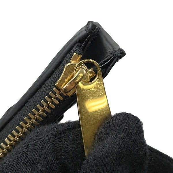 ボッテガヴェネタ カードケース カセット ファスナーカードケース ラムスキン 765460 BOTTEGA VENETA 黒