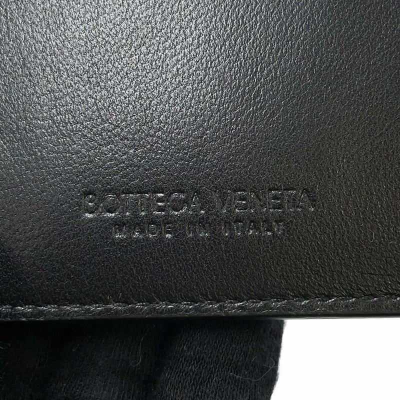 ボッテガヴェネタ カードケース カセット ファスナーカードケース ラムスキン 765460 BOTTEGA VENETA 黒