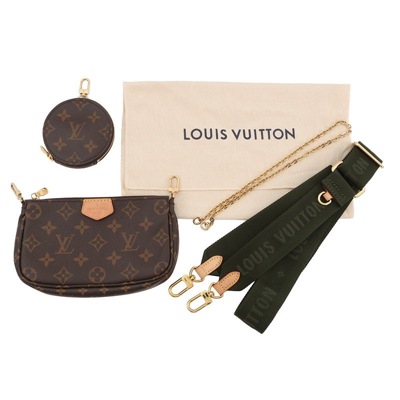 ルイヴィトン ショルダーバッグ モノグラム ミュルティ・ポシェット・アクセソワール M44813 LOUIS VUITTON アクセサリーポーチ