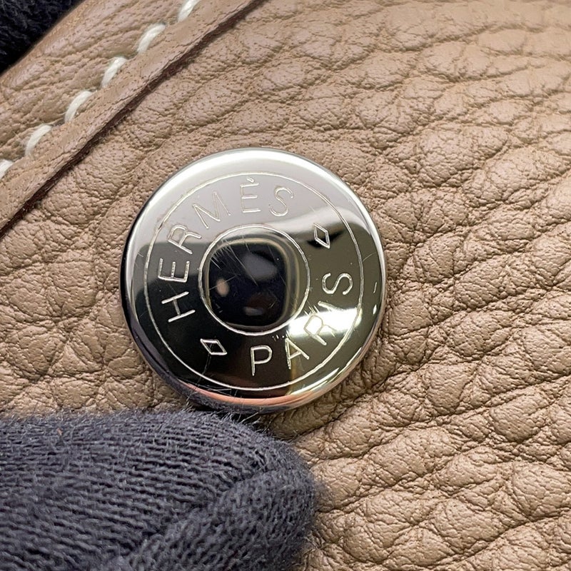 エルメス トートバッグ ガーデンパーティTPM エトゥープ/シルバー金具 ネゴンダ B刻印