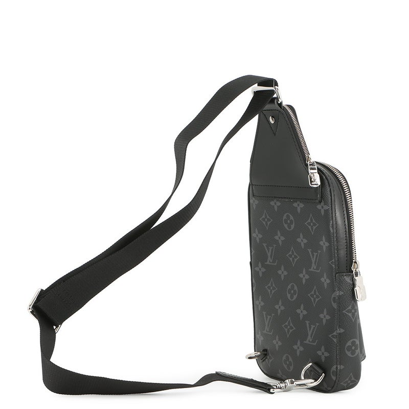 ルイヴィトン ボディバッグ モノグラム・エクリプス アヴェニュー・スリングバッグPM M47137 ブラック 黒