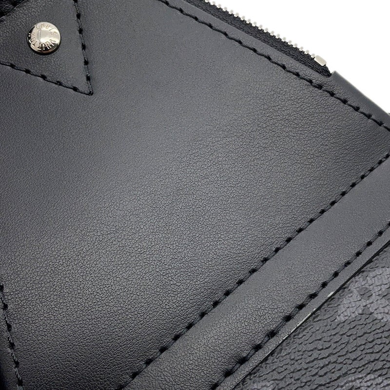 ルイヴィトン ボディバッグ モノグラム・エクリプス アヴェニュー・スリングバッグPM M47137 ブラック 黒