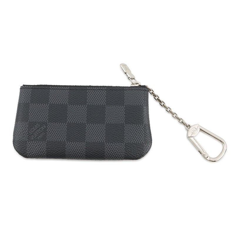 ルイヴィトン コインケース ダミエ・グラフィット ポシェット・クレ N60155 LOUIS VUITTON 黒 ブラック