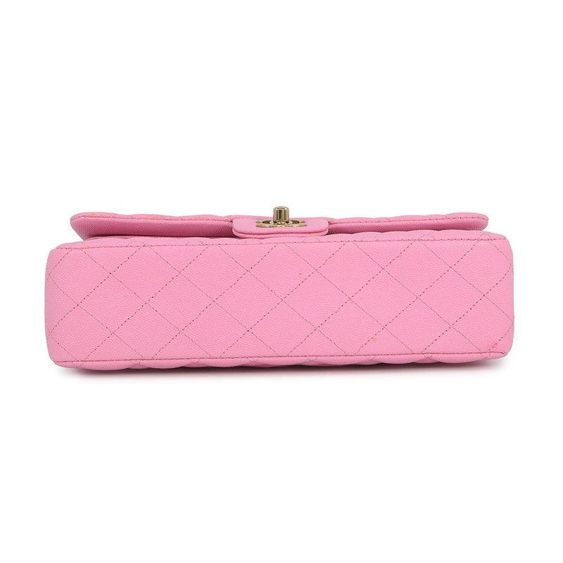 シャネル チェーンショルダーバッグ マトラッセ25 ココマーク ダブルチェーン キャビアスキン A01112 CHANEL