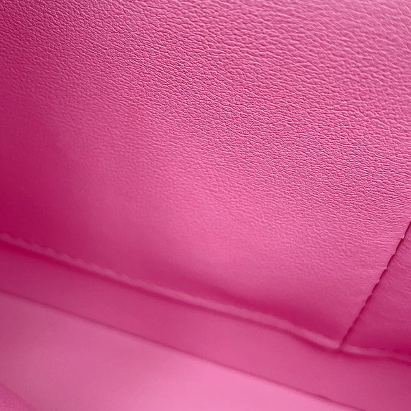 シャネル チェーンショルダーバッグ マトラッセ25 ココマーク ダブルチェーン キャビアスキン A01112 CHANEL