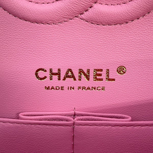 シャネル チェーンショルダーバッグ マトラッセ25 ココマーク ダブルチェーン キャビアスキン A01112 CHANEL