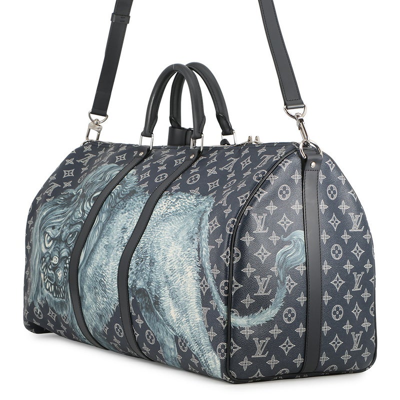 ルイヴィトン ボストンバッグ モノグラム・サバンナ キーポル・バンドリエール55 M54257 2way チャップマン・ブラザーズ